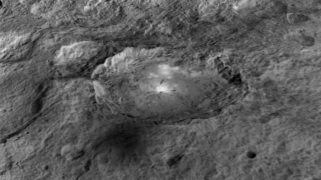 Raumsonde „Dawn“ fotografierte Nebel auf Zwergplanet Ceres