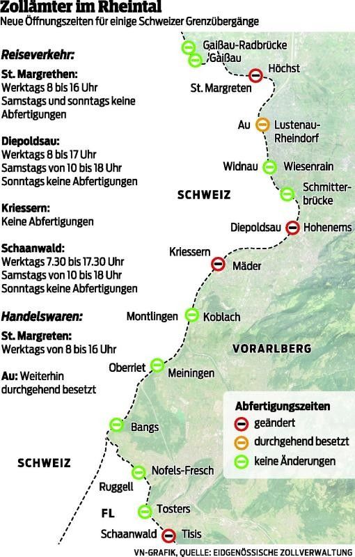 Weniger Dienstzeit an Grenzen erzeugt Unmut