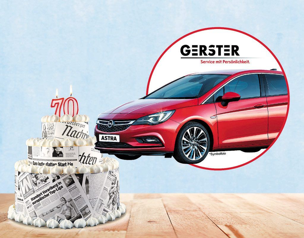 Die VN feiern 70 Jahre und verlosen ein Auto