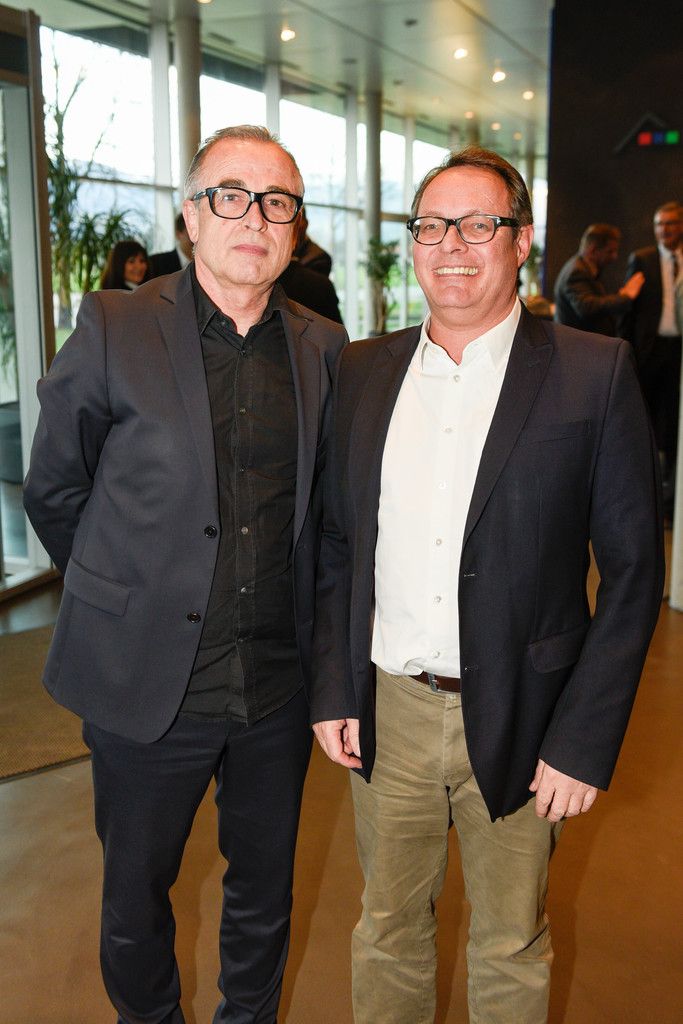 Gerard Hann (Russmedia) und Christoph Gerster (r.).