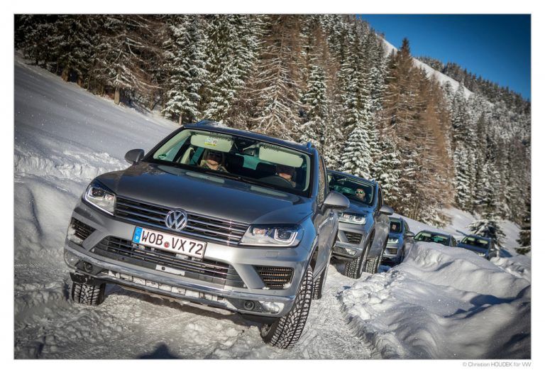 Großer „Spielplatz“: Die „Driving Experience“ von Volkswagen in der Faistenau. Fotos: VW/Houdek