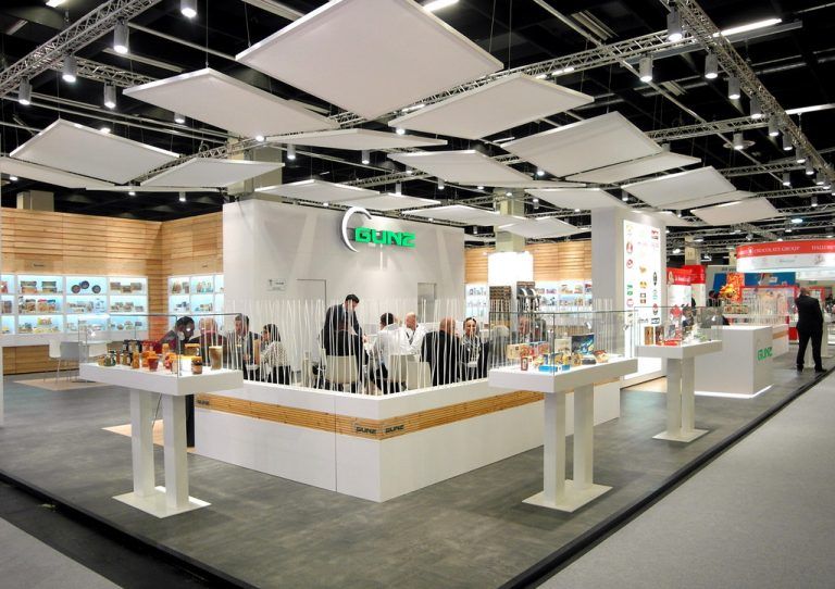 Gunz präsentiert sein Produktportfolio auf den großen Lebensmittelmessen (im Bild die ISM in Köln).