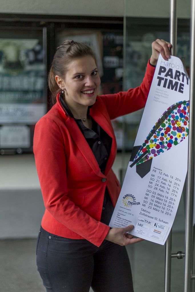 Ihren nächsten Auftritt hat die Vorarlbergerin Eva Zuggal in „Party Time“ von Harold Pinter in Schaan. Foto: Vn/Paulitsch