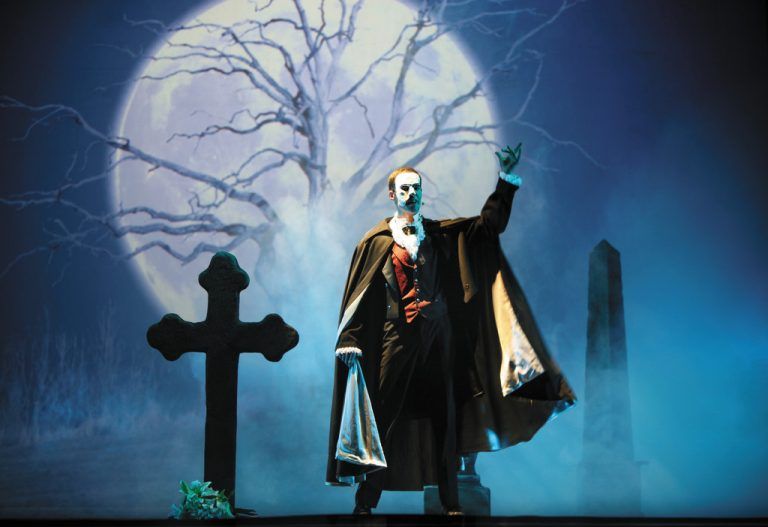 Am Sonntag, 6. März 2016 spukt das Phantom der Oper im Festspiel- und Kongresshaus Bregenz.  Foto: veranstalter