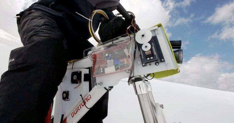 Innovative Kameratechnologie und speziell entwickelte Hardware für gute Bilder von Stubener Pisten. Foto: Piste View