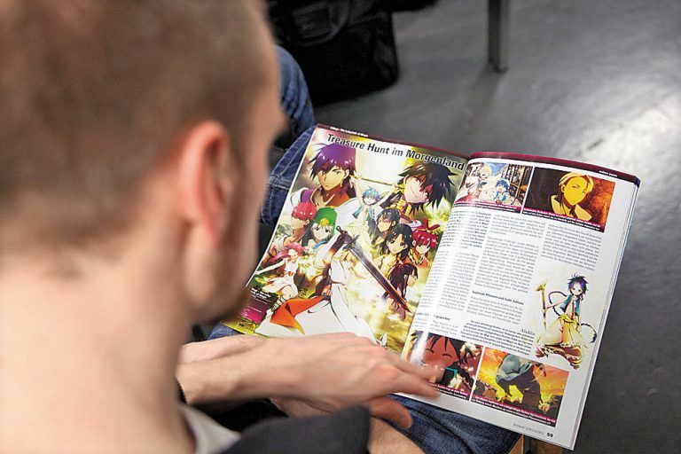 Japanische Mangas auf der „Buch am Bach“ in Götzis. Foto: AK