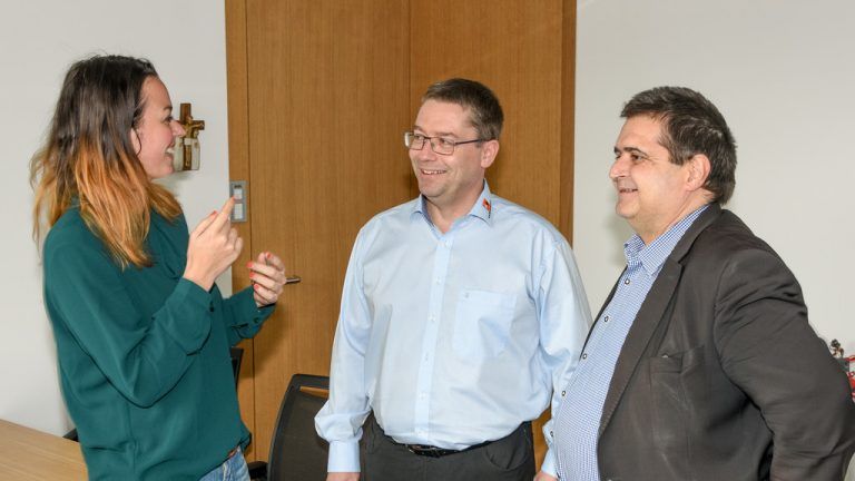 Johannes Wilhelm im VN-Gespräch in Götzis. „Mehr als fünfundsiebzig Jahre Bestehen zeugen von hoher Überlebenskraft.“