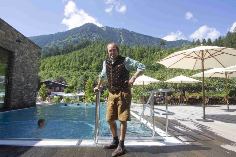 Josef Morik ist stolz auf seinen Campingplatz.  Foto: VN/Paulitsch