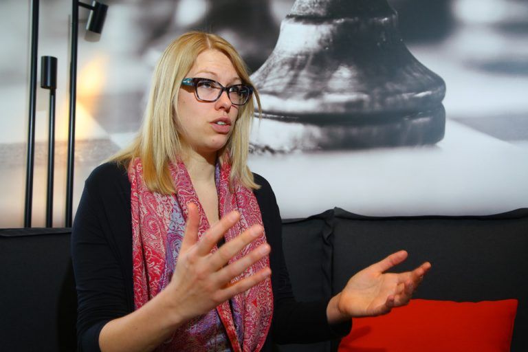 Katharina Glawischnig über die Flucht von Minderjährigen: „Wir haben verstanden, wie das Mädchen die Reise bezahlte.“ Foto: VN/Hofmeister