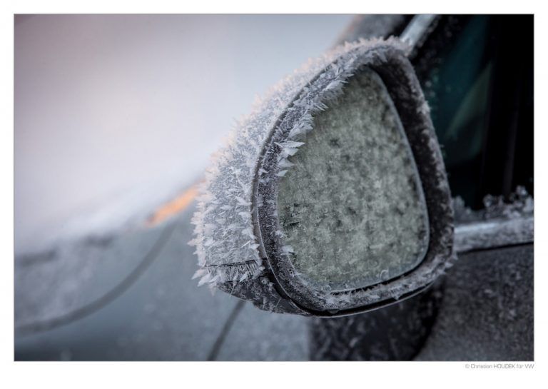 Klirrend kalte Temperaturen als Begleiter.