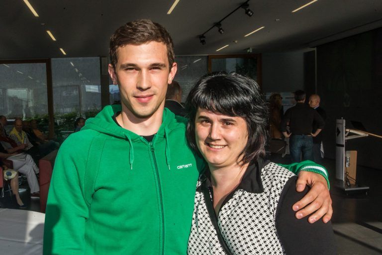 Lukas Klien und Christa Weissenegger.