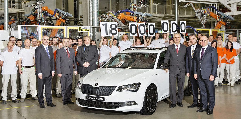 Jubiläum: 18 Millionen Skoda bisher gebaut