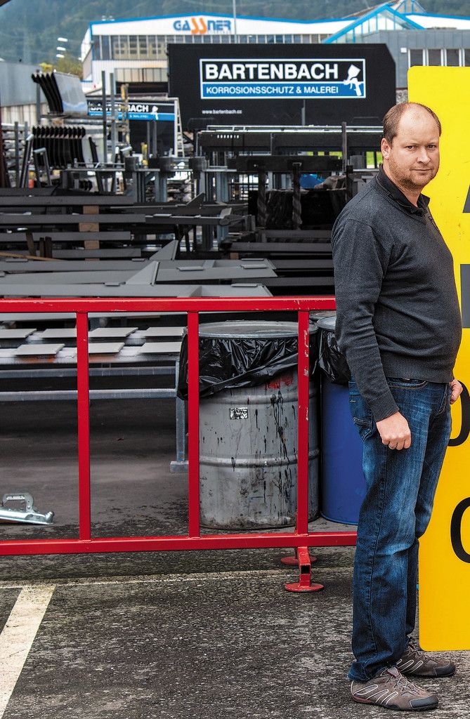 Rene Bartenbach hat die Auer & Koessler Bodenmarkierungen GmbH in Wien übernommen. Foto: VN