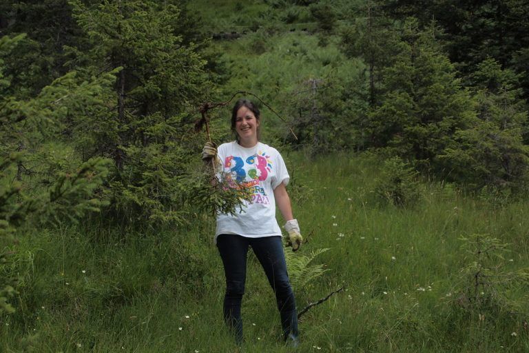 Riccarda Sutter hat sich mit viel Elan und Begeisterung im Dienste der Naturvielfalt abgerackert. Foto: johanna kronberger