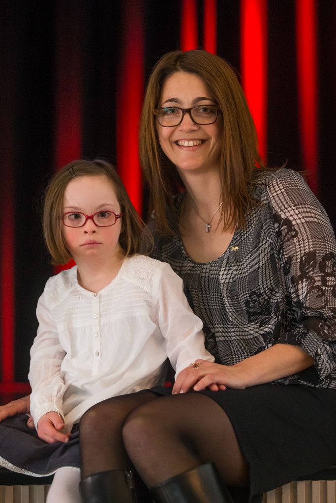 Simone Stahl ist stolz auf ihre Tochter Magdalena. Das Mädchen hat sich zu einer selbstständigen Persönlichkeit entwickelt. Foto: vn/steurer