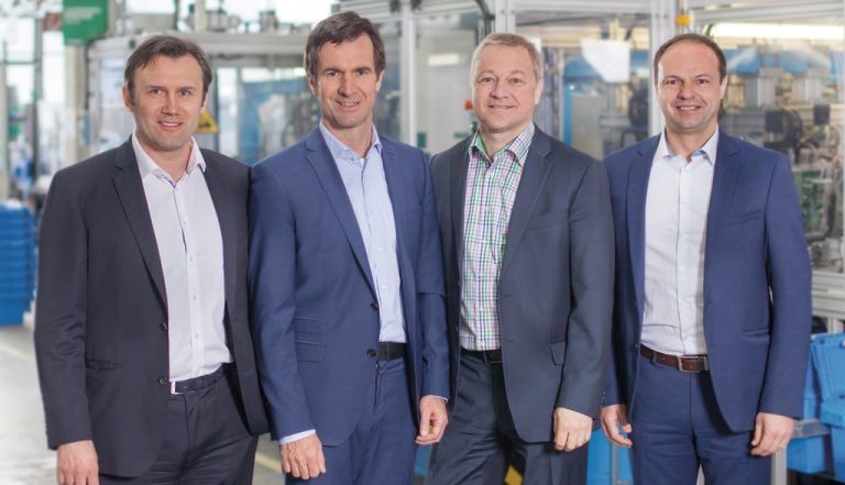 Thomas Müller (l.) und Albert Trebo führen nun die Geschäfte der Grass GmbH. Fa