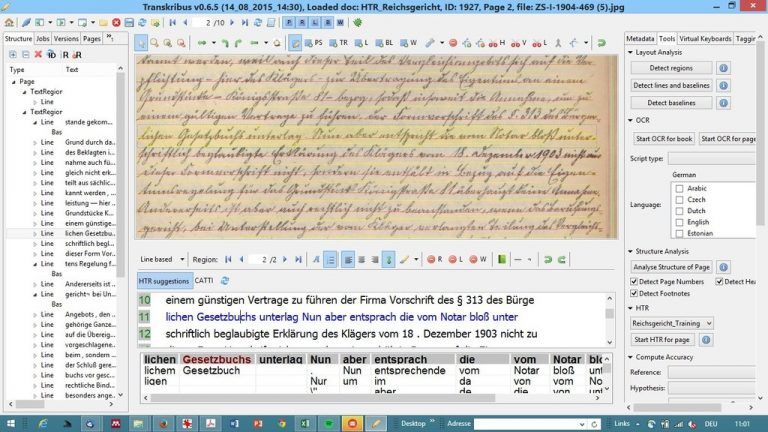 Transkribus heißt die Software, die historische handschriftliche Dokumente lesen kann. Foto: Uni innsbruck