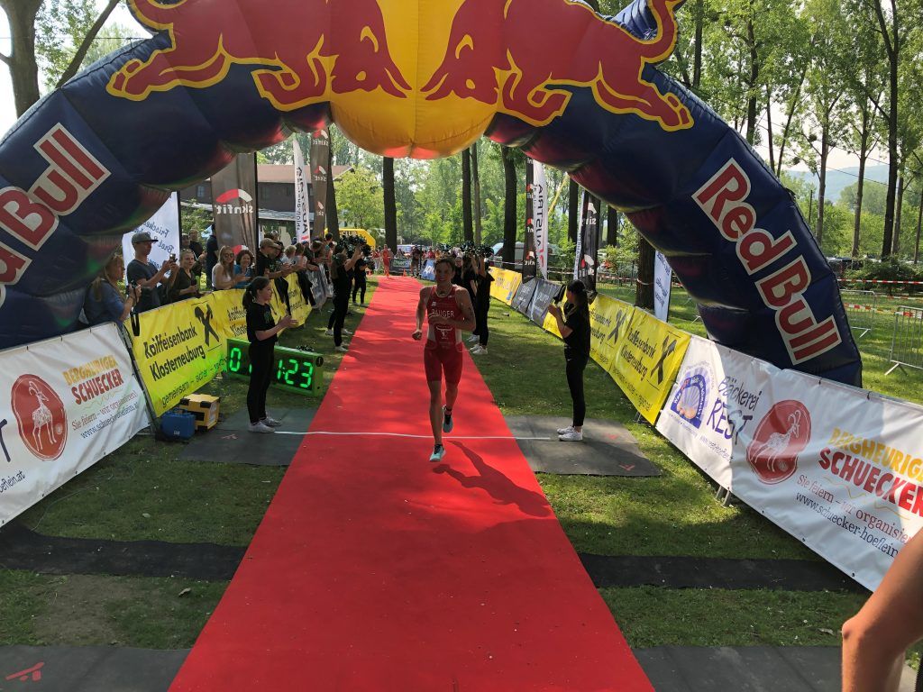Sieben Sekunden fehlten Triathlet Leon Pauger auf Gold