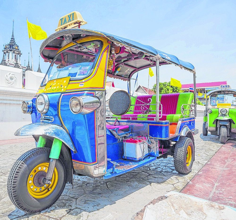 Fortbewegung mit dem Tuk Tuk