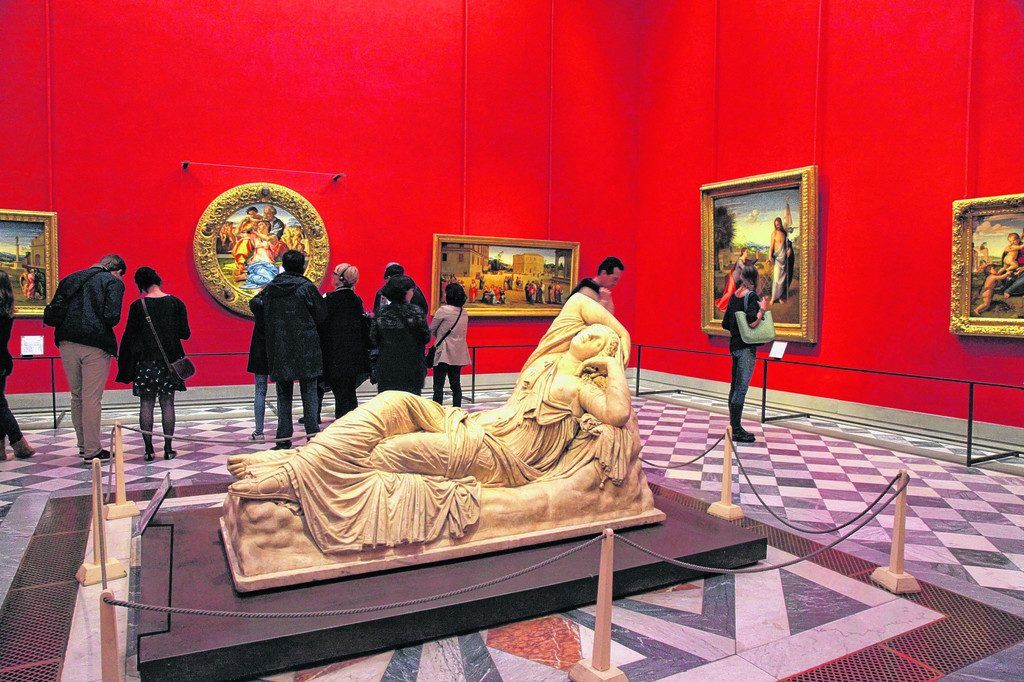 Kunst in den Uffizien