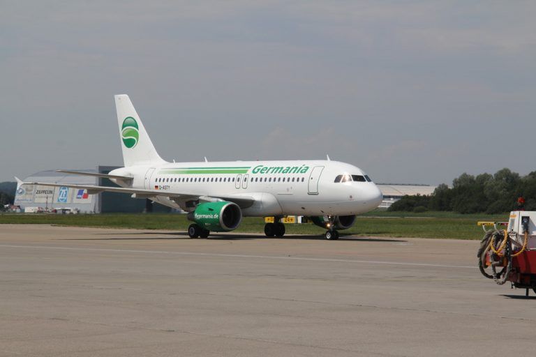 Vor allem Germania erweitert ihr Angebot ab dem Bodensee-Airport Friedrichshafen, u. a. nach Mallorca. Foto: vol.AT