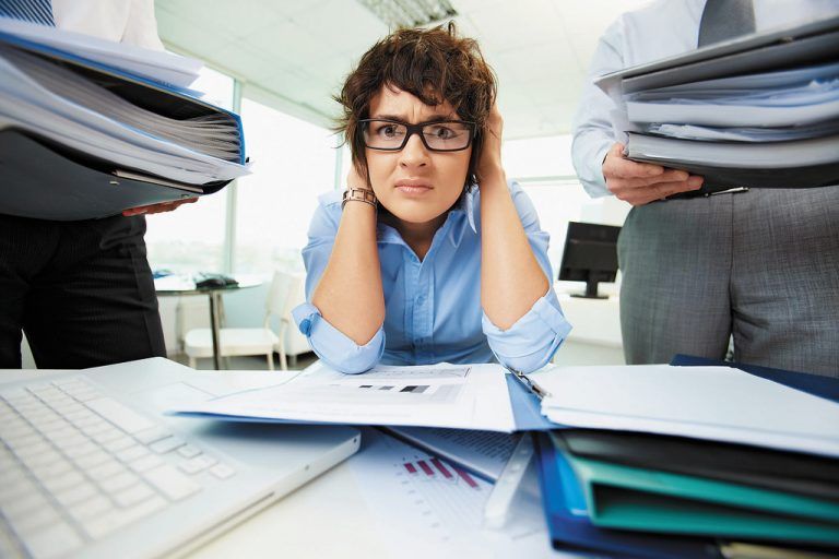 Weniger Stress ist 62 Prozent der Hauptvorsatz für das neue Jahr.