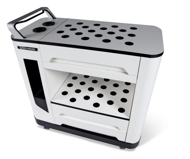 Werkzeugwagen mit hohem Designanspruch, Hersteller: DMG Mori Seiki AG; Design: Dominic Schindler Creations, Lauterach