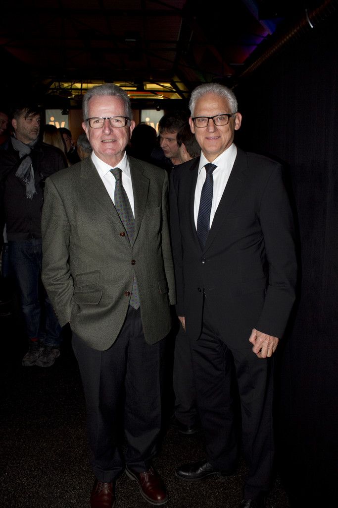 Wilhelm Otten (l.) und Rotkreuz-Präsident Ludwig Summer.