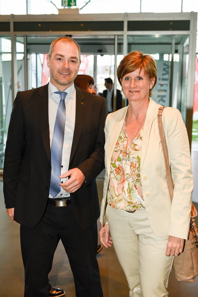Wolfgang Eichler und Marketinglady Sabine Treimel.