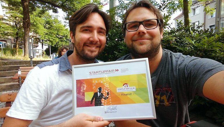 Zwei Jungunternehmer aus Vorarlberg segeln in Zürich auf Erfolgskurs: Simon Heinzle (l.) und Manuel Lang. Foto: Privat  