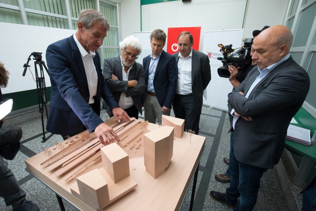 So wird der neue Bahnhof in Bregenz aussehen