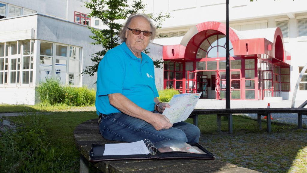 Heinz Amann ist der Quartiermeister für 13.600 Gymnaestrada-Gäste aus aller Welt