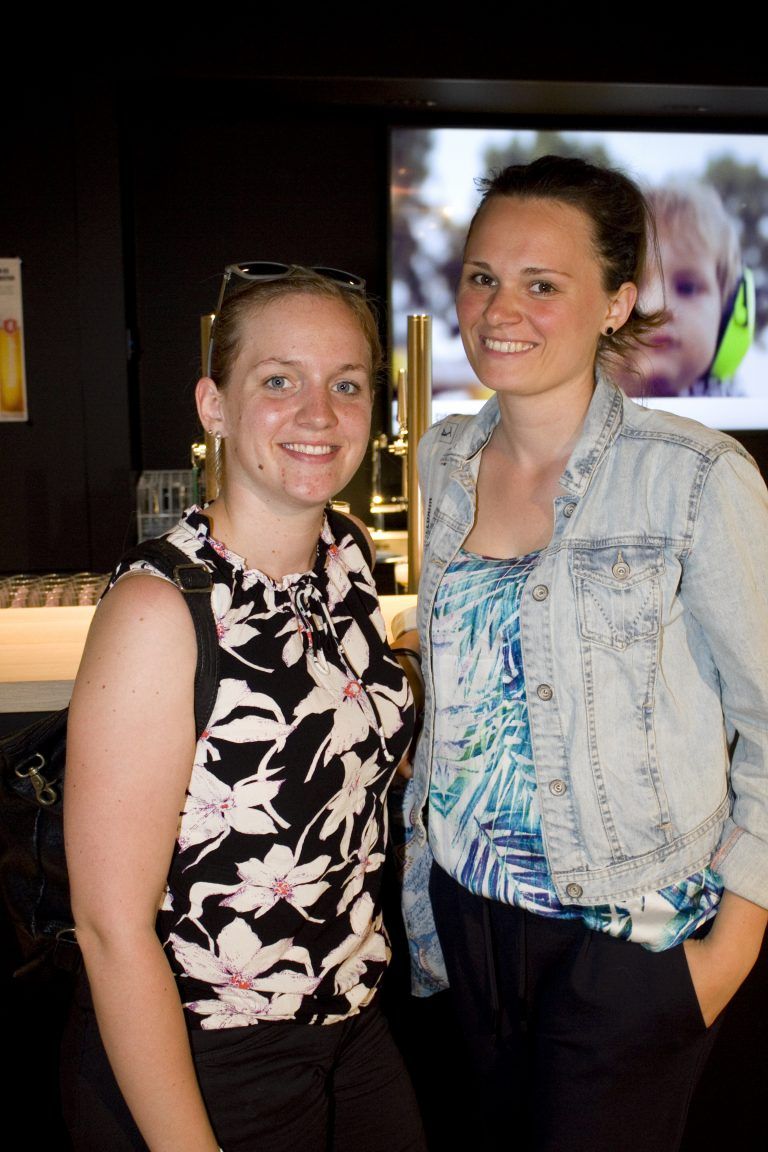 Selina Kaufmann (l.) und Julia Alge (Caritas Bludenz) Franc