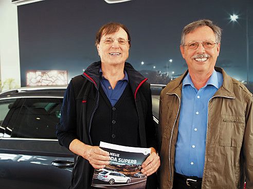 Allgemeinmediziner Helmut Falch und Wolfgang Neutsch (r.).