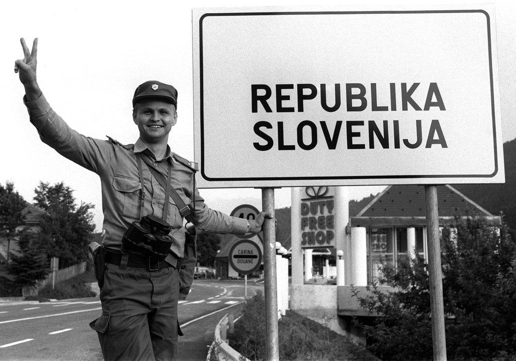Mit Kriegsbeginn in  Slowenien zerfiel Jugoslawien