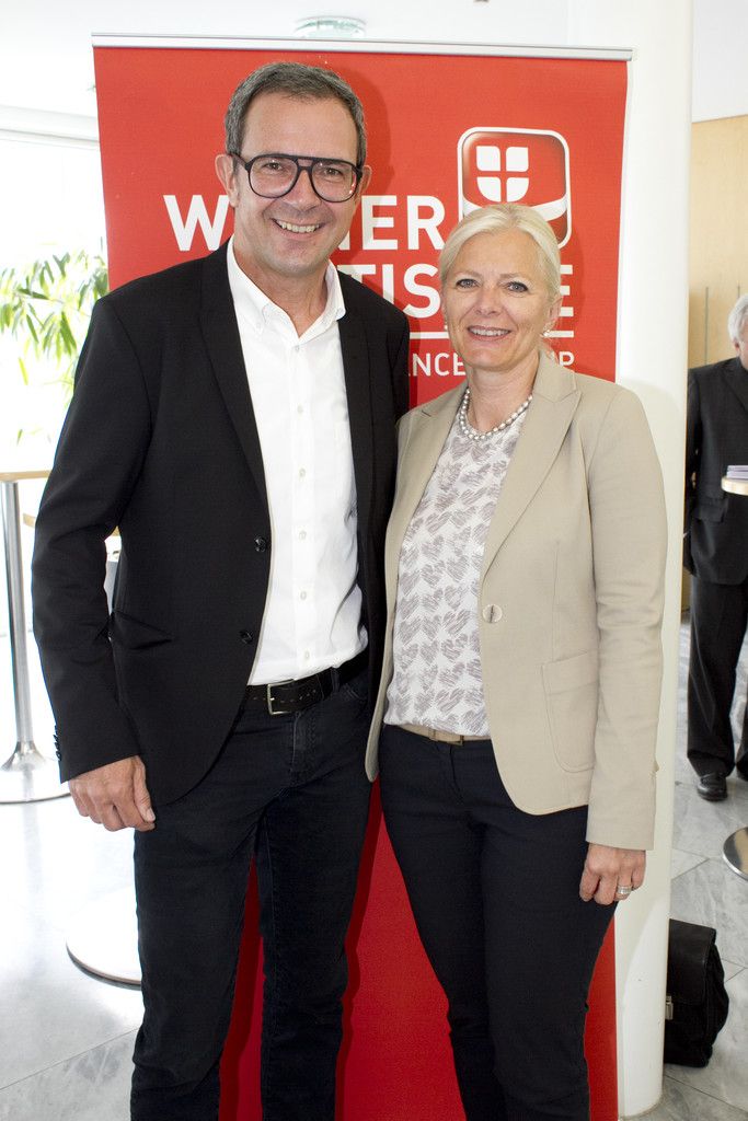 Bernhard Ölz (Prisma) und Michaela Wagner (Lebenshilfe).
