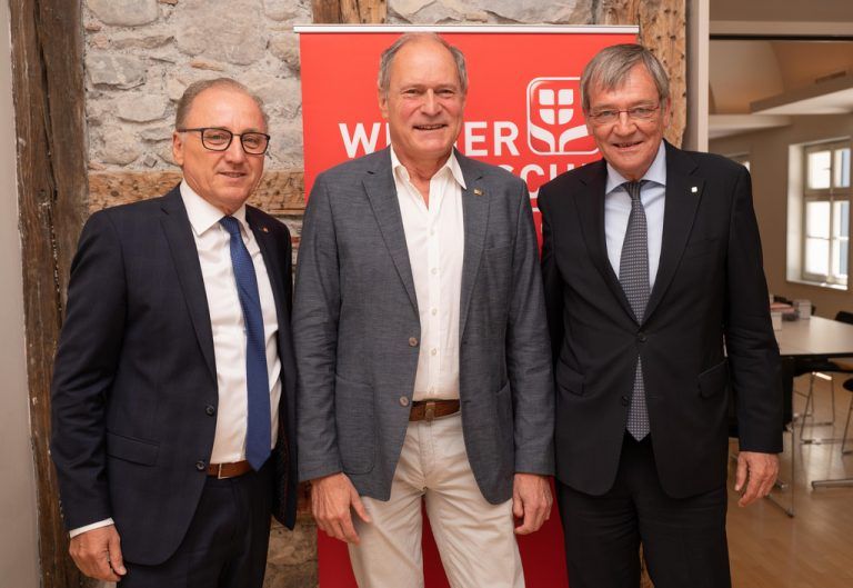 Burkhard Berchtel, ÖOC-General Peter Mennel und Robert Lasshofer