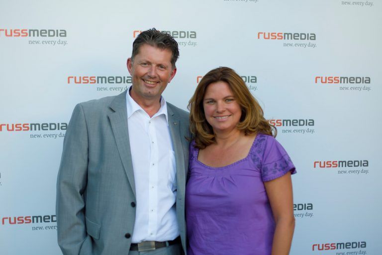 Claudia Hartinger (russmedia) und Andreas Mark (Interspar).