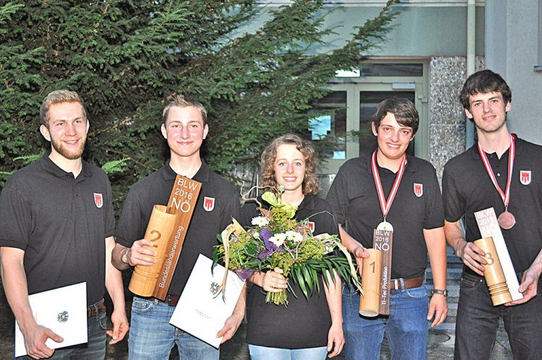 Das erfolgreiche Vorarlberger Team: v.l.: Daniel Versluis, Florian Nenning, Petra Bär, David Grohe, Thomas Fetz. Foto: WKV