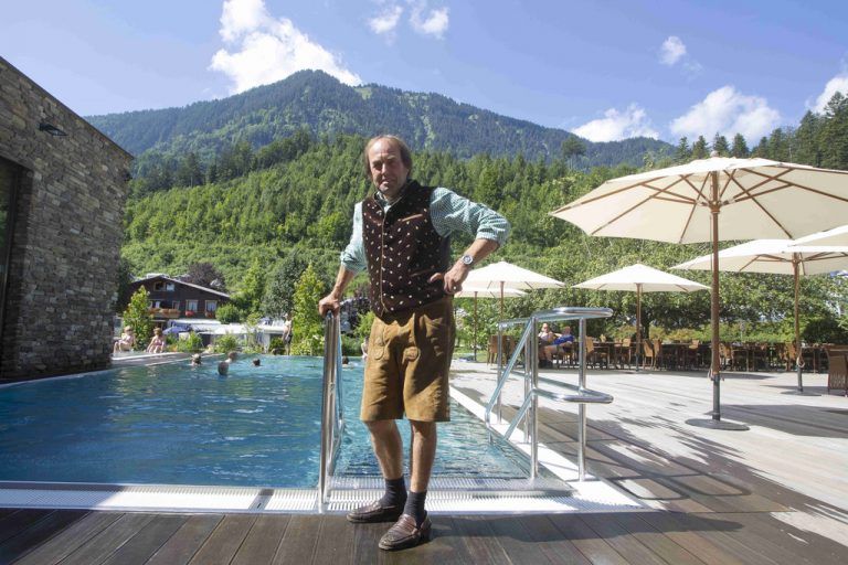 Der Campingplatz in Nenzing punktet mit Wellnesscharakter.