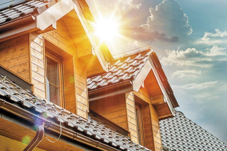 Der Klimafonds fördert Solarhäuser.