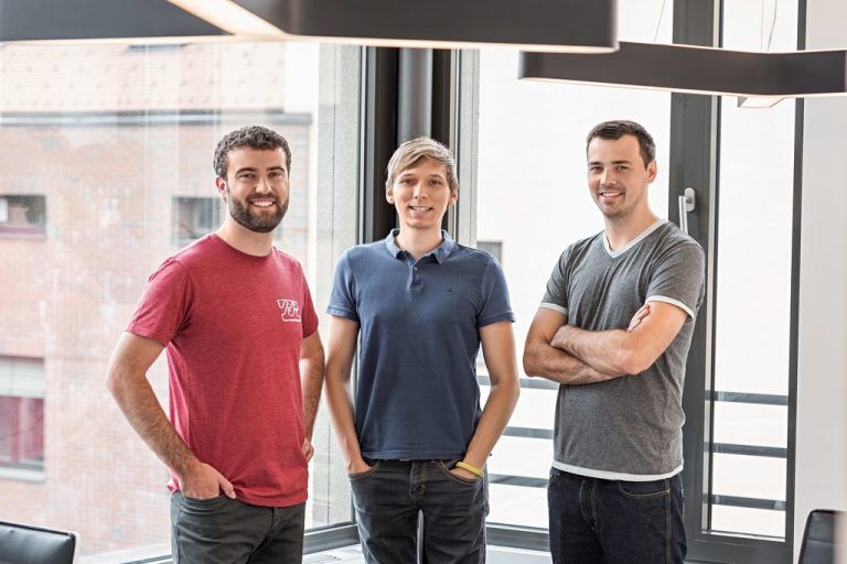 Die Köpfe hinter Webgears: v. l. Daniel Ender, Alexander Bitsche und Tobias Klien.  Foto: Webgears