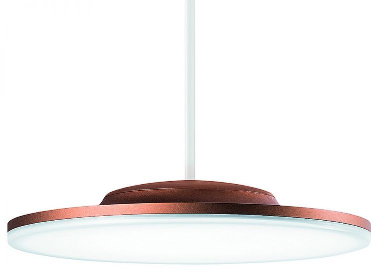 Die LED-Leuchten Caela von Zumtobel zeichnet sich durch eine flache Bauweise und zwei verschiedene Arten der Lichtverteilung aus.