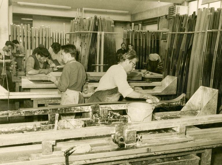 Die Vorarlberger Kästle-Ski wurden von einem deutschen Auswanderer entwickelt.