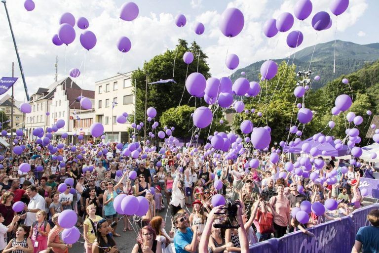 Das Milka Schokofest bietet heuer noch mehr Attraktionen. foto: Mondelez International