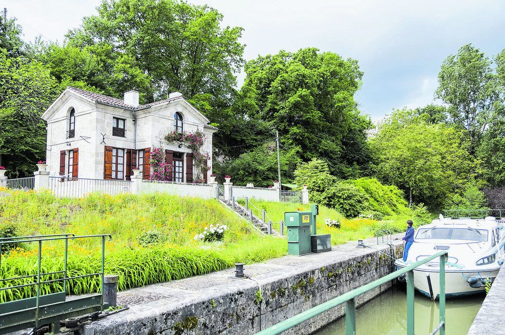 Fahrt auf dem Canal de Garonne