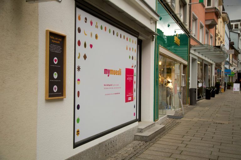 In der Kaiserstraße 16 in Bregenz wird der erste „mymuesli“-Laden Vorarlbergs eröffnet.  Foto: VN/PAULITSCH