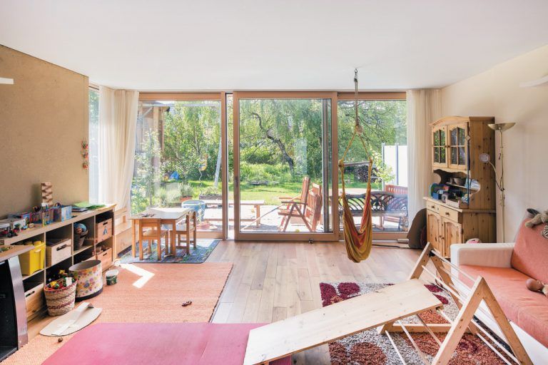 Jedes Haus wurde individuell in enger Zusammenarbeit von Bauherren und Architekten geplant.