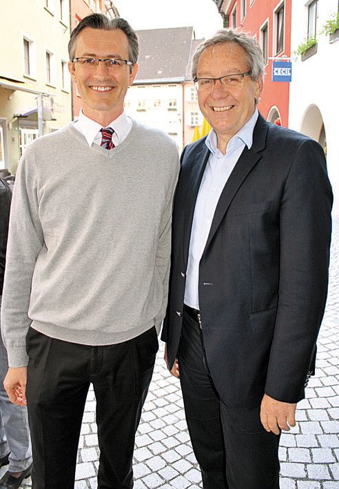 Joachim Heinzl (l.) und Karlheinz Rüdisser.