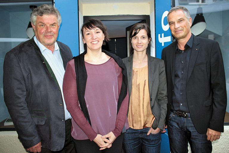 Mandi Katzenmayer, Kerstin Biedermann-Smith, Ulrike Dirnbauer, Mario Leiter (v. l.).  Fotos: VN/Schwald